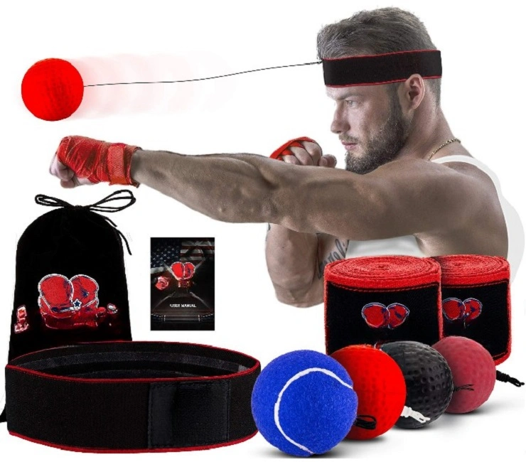 Wholesale 4difficulty Levels Hand Eye Coordination Boxing Reflex Ball Set