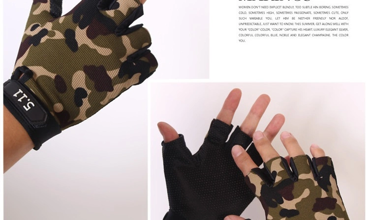 Wholesale Cheap High Quality Arm Y Camo Green Fashion Sports Riding Motocross Safety Boxing MMA Glove